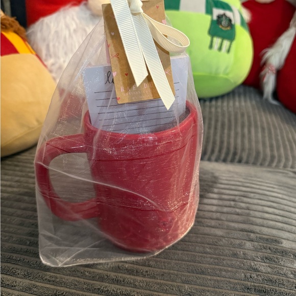 Rae Dunn Red Valentine’s “love you” Mug w/ love notes pad & Rae Dunn pencils - Picture 2 of 6